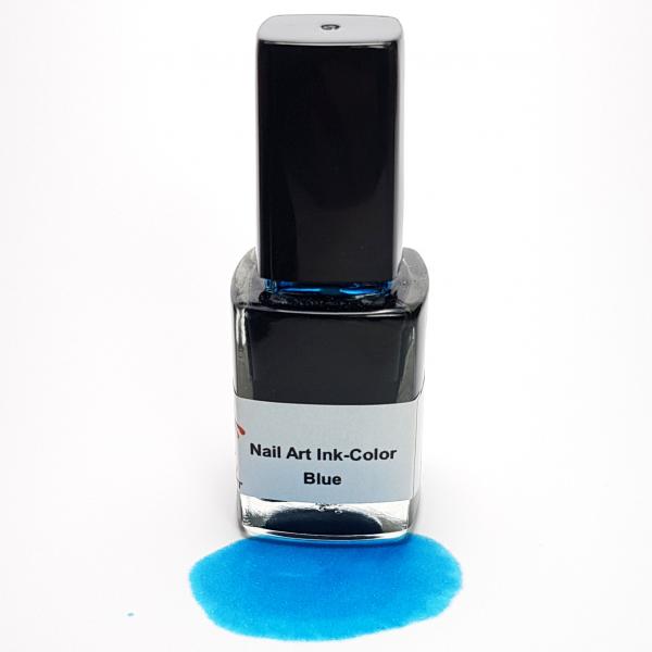 Nail Art Ink-Color Blue, 12 ml